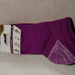 Avia Premium Variety Colors No Show Socks - 6 Pack